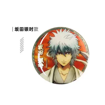 중국 한정판 은혼 사카타 긴토키 75mm 캔뱃지 요이 사천왕