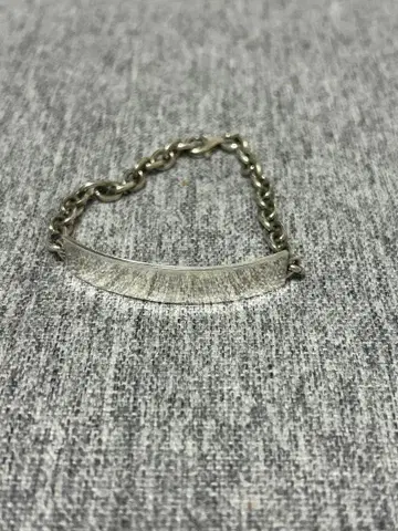 실버 ID 팔찌 925