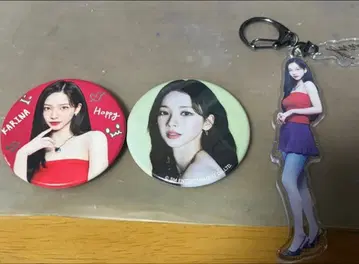 aespa 카리나 캔뱃지 아크릴 키링