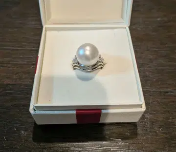 펄 플라티나 반지 9호 사이즈