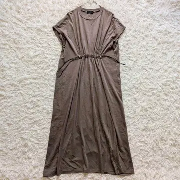 새상품급 SCOT CLUB 일본제 롱 원피스 M 카키 슬리브리스