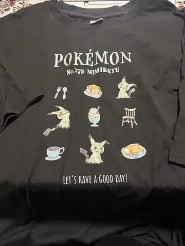 포켓몬 미미큐 T셔츠 LL