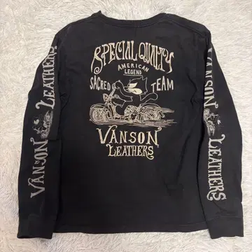 y2k VANSON 롱T 필릭스 Felix 블랙 아메카지