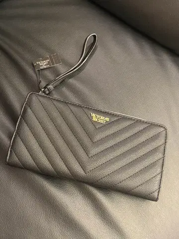 빅토리아 시크릿 블랙 장지갑