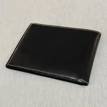 (후류) FRUH 남성용 이단 접이식 지갑 F 블랙