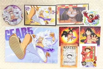 루피 니카 캔뱃지 특전 엽서 스티커 원피스