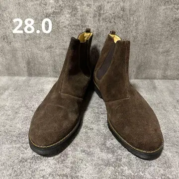 사이드 고어 첼시 부츠 스웨이드 갈색 브라운 28cm 남성용