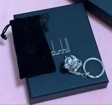 던힐 실버 키링 파우치 포함 불독 미사용 새상품