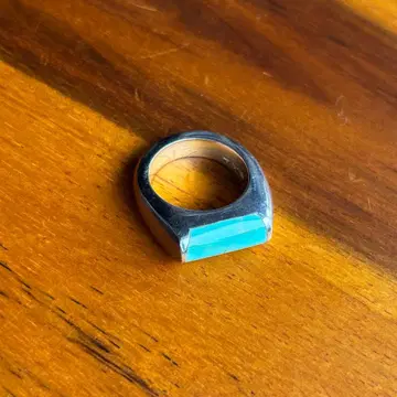 터콰이즈 실버반지 MEXICO925 각인 빈티지 반지