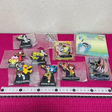 디지몬 제일복권 러버 스탠드 아크릴 스탠드 아크릴 참