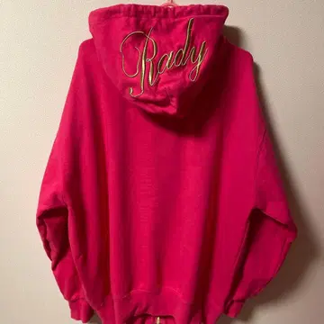 Rady 후드 부착 후드티 핑크