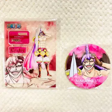 크래커 도쿄 원피스 타워 아크릴 스탠드 캔뱃지 ONE PIECE