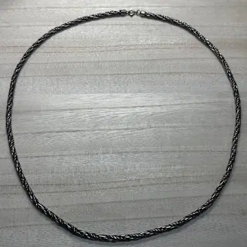실버925 로프 체인 트위스트 디자인 목걸이 silver925