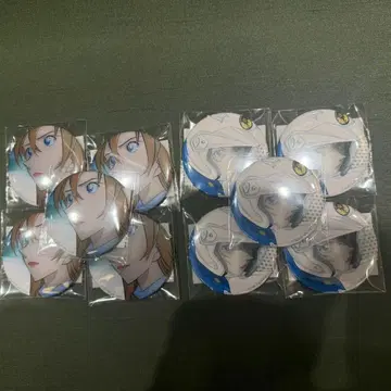 명탐정 코난 코난 플라자 한정판 캔뱃지 하기와라 치즈 10개