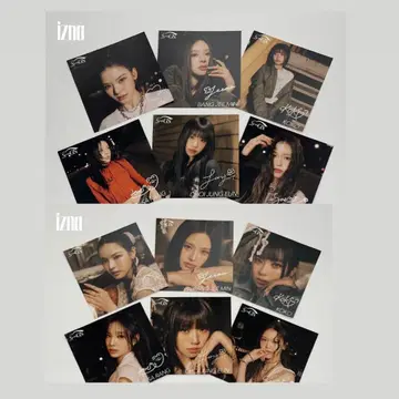 izna 엽서 플라이어 전종 세트 12장 sign