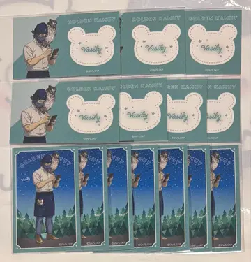 골든 카무이 트리 빌리지 숲의 별하늘 카페 명함 사이즈 카드 바실리