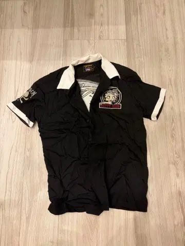 Vanson 베티 부프 셔츠 M 블랙