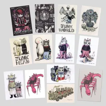엽서 세트 JUNK WORLD EXHIBITION 히구치 유코