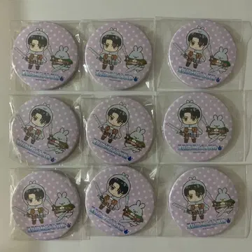 진격의 거인 리바이 공상수족관 캔뱃지 한정판 묶음 판매