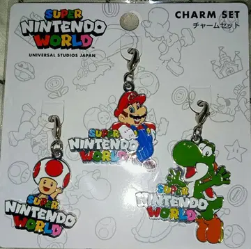 USJ 한정판 마리오 요시 키노피오 참 세트 미사용 새상품