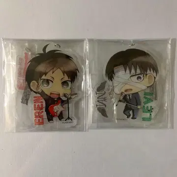 진격의 거인 진격의 거인 중학교 진격제 엘렌 리바이 아크릴 스탠드 2개