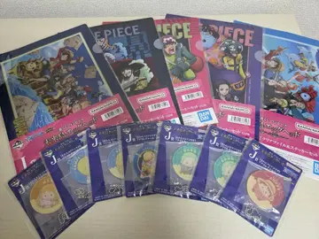 원피스 에그 헤드 미래섬 클리어 파일 5개 아크릴 참 7개 세트