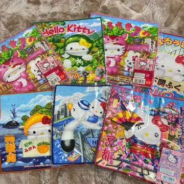 헬로키티 손수건 타월 지역 한정 레어 세트