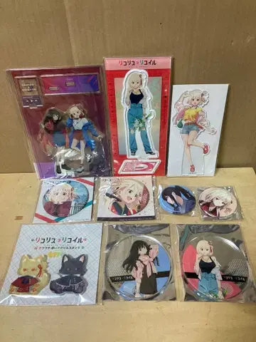 리코리스 리코일 굿즈 묶음 판매 아크릴 스탠드 치사토 타키나
