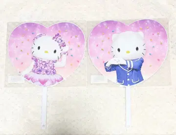 헬로키티 다니엘 부채 퓨로랜드