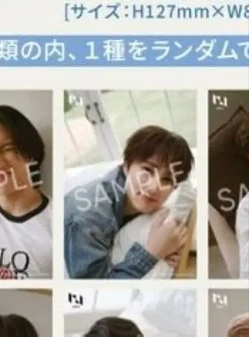 INI 오자키 타쿠미 PULSE 세븐넷 L판 브로마이드