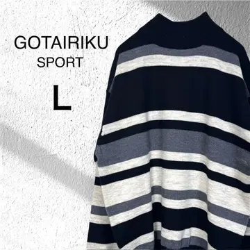 GOTAIRIKU 오대륙 고타이리쿠 보더 스웨터 니트 하이넥