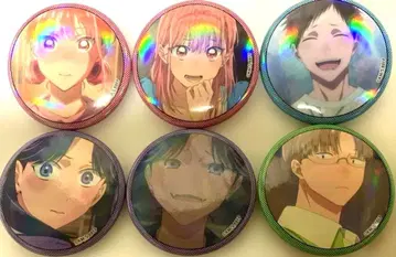 푸른상자 트레이딩 홀로그램 캔뱃지 세트