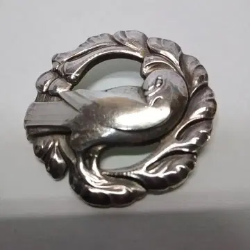 조지 젠슨 비둘기 925 실버 새 모티브 브로치