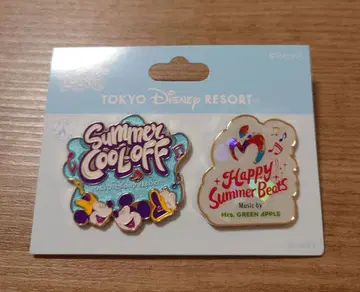 2 핀 배지 서머 쿨오프 디즈니 미세스