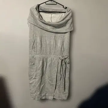 SCOT CLUB 그레이 슬리브리스 무릎 기장 원피스 9호 여름