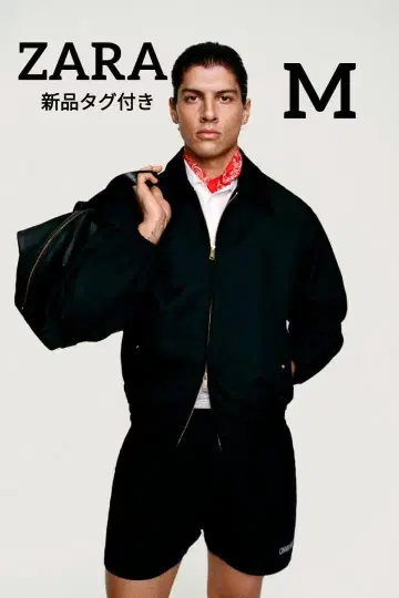 ZARA WILLY CHAVARRIA 텍스처 봄버 자켓 M