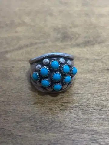 빈티지 반지 터콰이즈