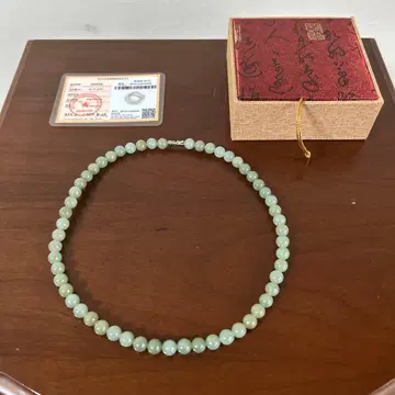 화전옥 목걸이 45cm 감정서 포함