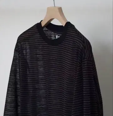 MAATEE&SONS L/S BORDER TEE SLUB 26ss