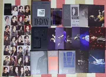 키링 포함 BTS SUGA 윤기 D-Day 오리지널 포토카드