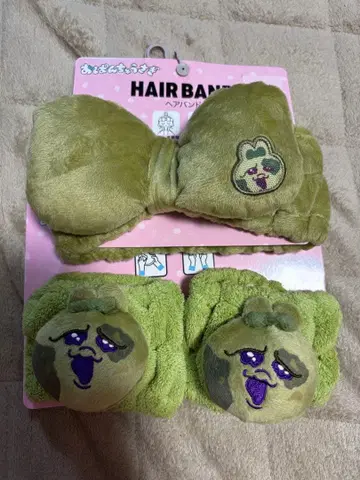 빤쮸토끼 좀비 헤어밴드 리스트 밴드 세트