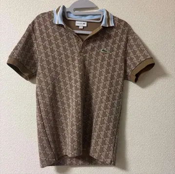 LACOSTE 모노그램 피케 셔츠 초레어 xs