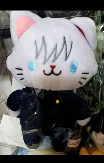 주술회전 고죠 사토루 withCAT 봉제 인형 키링