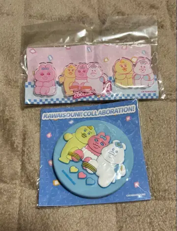 빤쮸토끼 닌포차무 키미마로 초기 거울 아크릴 클립 세트