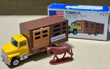 일본제 파랑 상자 F27 토미카 포드 캐틀 트럭