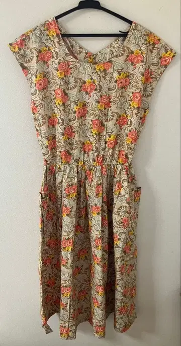 00s 빈티지 원피스 반팔 꽃무늬 archive Y2K