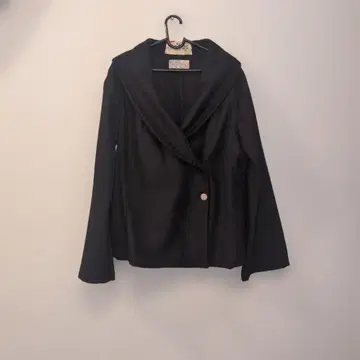gouk 블랙 숄카라 자켓