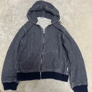 SIMPLICITE PLUS 후드티 자켓 면 네이비 40