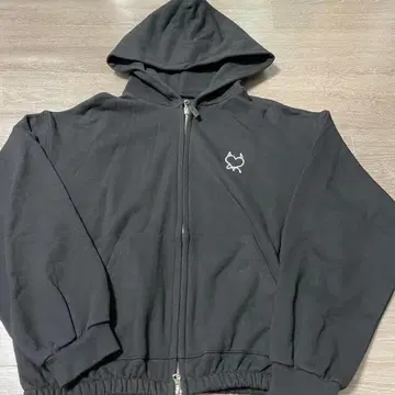 BABYMONSTER 지퍼 후디 BLACK Short