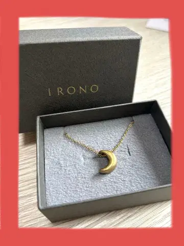 IRONO Crescent Moon BR 초승달 모티브 목걸이